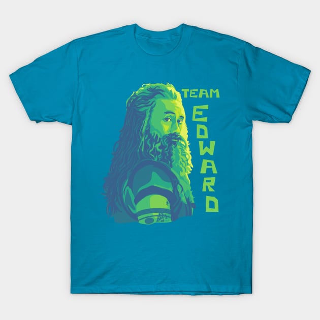 Team Edward Teach (Blackbeard) T-Shirt by Slightly Unhinged